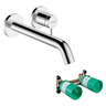 Hansgrohe Tecturis S Ankastre Lavabo Bataryası 225 Krom İç Set Dahil