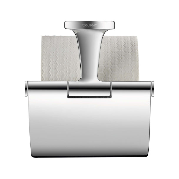Duravit Starck T Tuvalet Kağıtlığı Kapaklı Krom