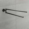 Duravit Starck T İkili Döner Havluluk Mat Siyah