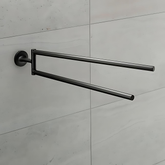 Duravit Starck T İkili Döner Havluluk Mat Siyah