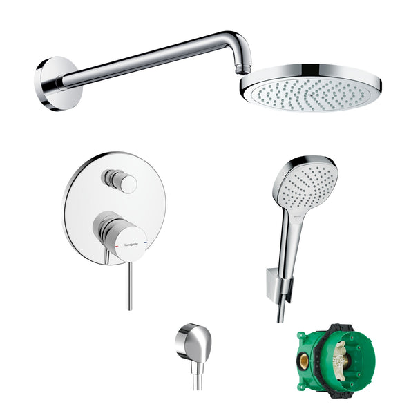 Hansgrohe Zesis S Ankastre Banyo Seti — set içeriği