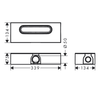 Hansgrohe uBox Universal İç Set Duş Kanalı İçin RainDrain