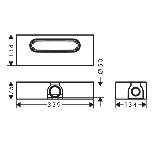 Hansgrohe uBox Universal İç Set Duş Kanalı İçin RainDrain