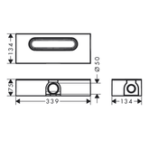 Hansgrohe uBox Universal İç Set Duş Kanalı İçin RainDrain