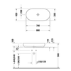 Duravit Luv Çanak Lavabo 80 cm