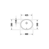 Duravit Dune Tezgah Altı Lavabo 46 cm