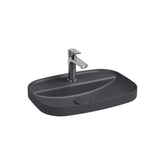 Isvea Infinity İnset Batarya Delikli Lavabo 55cm Antrasit