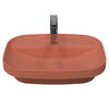 Isvea Infinity Inset Terracotta Batarya Delikli Lavabo 55 cm