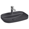 Isvea Infinity İnset Antrasit Batarya Delikli Lavabo 55 cm