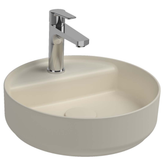 Isvea Infinity Fildişi Batarya Delikli Tezgah Üzeri Lavabo 42 cm