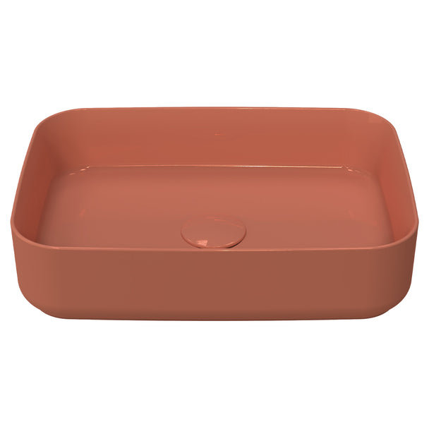 Isvea Infinity Terracotta Tezgah Üzeri Lavabo 50cm