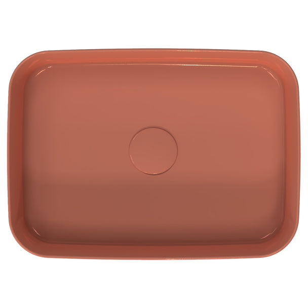 Isvea Infinity Terracotta Tezgah Üzeri Lavabo 50cm