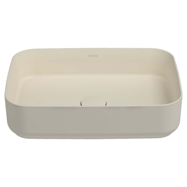 Isvea Infinity Fildişi Tezgah Üzeri Lavabo 50cm