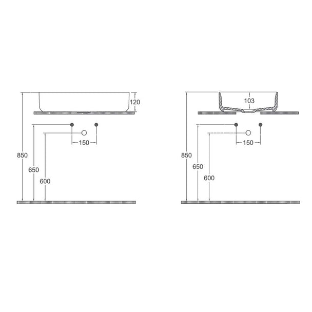 Isvea Infinity 55cm Antrasit