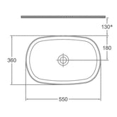 Isvea Infinity Tezgah Üzeri Lavabo 55cm