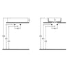 Isvea Infinity Tezgah Üzeri Lavabo 55cm Petrol Yeşili