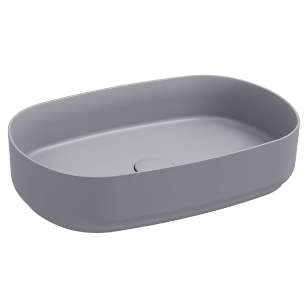 Isvea Infinity Stone Grey Tezgah Üzeri Lavabo 55 cm