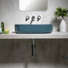 Isvea Infinity Tezgah Üzeri Lavabo 55cm Petrol Yeşili