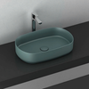 Isvea Infinity Tezgah Üzeri Lavabo 55cm Petrol Yeşili