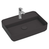 Isvea Infinity 55 cm Antrasit Batarya Delikli Tezgah Üzeri Lavabo