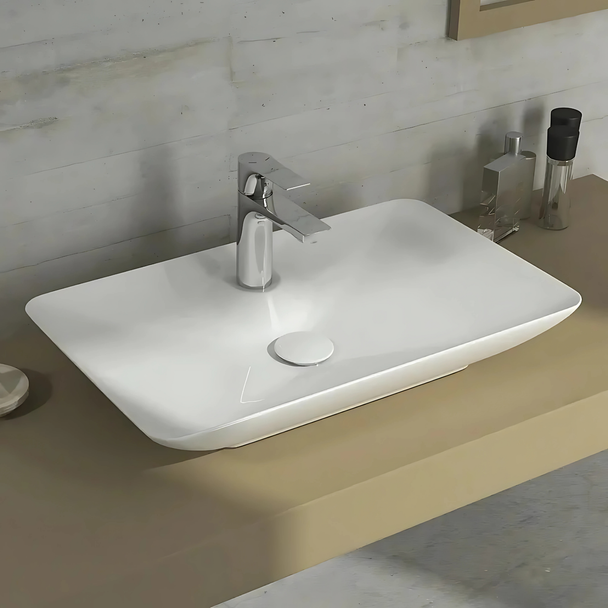 Isvea SistemaY 65 cm Tezgah Üstü Lavabo