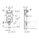 Geberit Sigma Gömme Rezervuar 12 cm