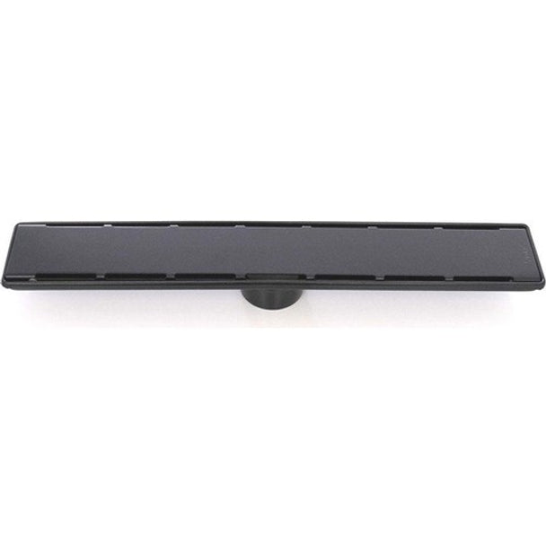 Sukar Line/6 Siyah 40 cm Plain Izgaralı Lineer Duş Kanalı