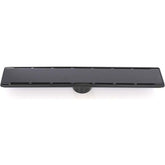 Sukar Line/6 Siyah 40 cm Plain Izgaralı Lineer Duş Kanalı