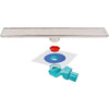 Sukar Line 6 80 cm Plain Izgaralı Lineer Duş Kanal
