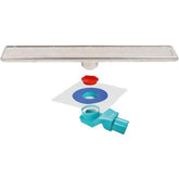 Sukar Line 6 80 cm Plain Izgaralı Lineer Duş Kanal