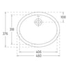 Isvea Soluzione 46 cm Tezgah Altı Lavabo