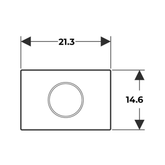 Geberit Sigma10 Pilli Fotoselli Kumanda Paneli Mat/Parlak 12 Cm Rezervuar İçin
