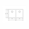 Teka Square 760 TG Stone Grey Eviye