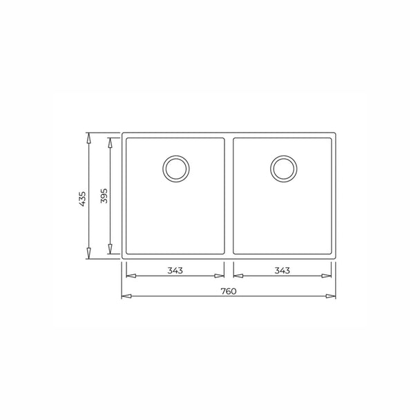 Teka Square 760 TG Stone Grey Eviye