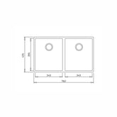Teka Square 760 TG Stone Grey Eviye