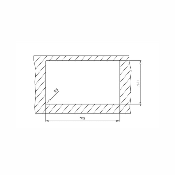 Teka Square 760 TG Stone Grey Eviye