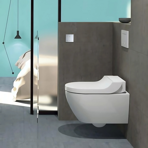 Geberit AquaClean Tuma Comfort Akıllı Klozet Kapağı Beyaz/Cam