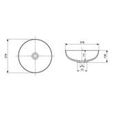 Bocchi Sottile Slim Line Lavabo 38 cm Beyaz
