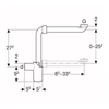 Geberit Lavabo Sifonu Yer Tasarruflu Model G1 32mm