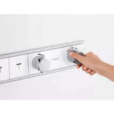 Hansgrohe RainSelect Termostatik Ankastre Banyo Bataryası 3 Çıkış Beyaz Krom