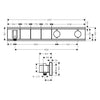 Hansgrohe Pulsify Rainselect Termostatik Ankastre Banyo Seti Krom