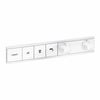 Hansgrohe RainSelect Satin Beyaz Termostatik Ankastre Banyo Bataryası 3 Çıkış