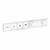 Hansgrohe RainSelect Satin Beyaz Termostatik Ankastre Banyo Bataryası 3 Çıkış