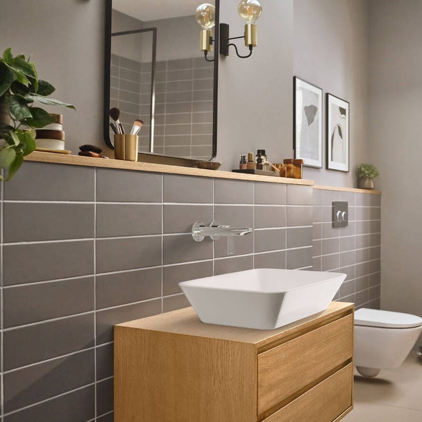 Hansgrohe Rebris E Ankastre Lavabo Bataryası 200 mm