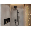 Hansgrohe Pulsify S Tepe duşu 260 1jet ve  Pulsify Duvardan Bağlantı - Satin Siyah