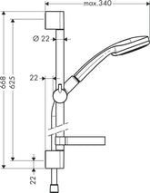 Hansgrohe Croma 100 Vario Unica Sürgülü