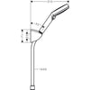 Hansgrohe Vernis Blend Vario Porter Duş Seti 1.6 m  EcoSmart