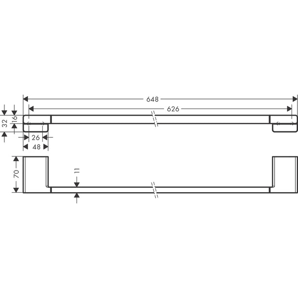 Hansgrohe AddStoris Uzun Havluluk