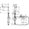 Hansgrohe Aqittura M91 Eviye Bataryası 240 Filtre Sistemi 1jet Siyah, Başlangıç Kiti