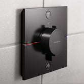 Hansgrohe ShowerSelect Comfort Q Termostat Ankastre 2 Çıkış Satin Siyah